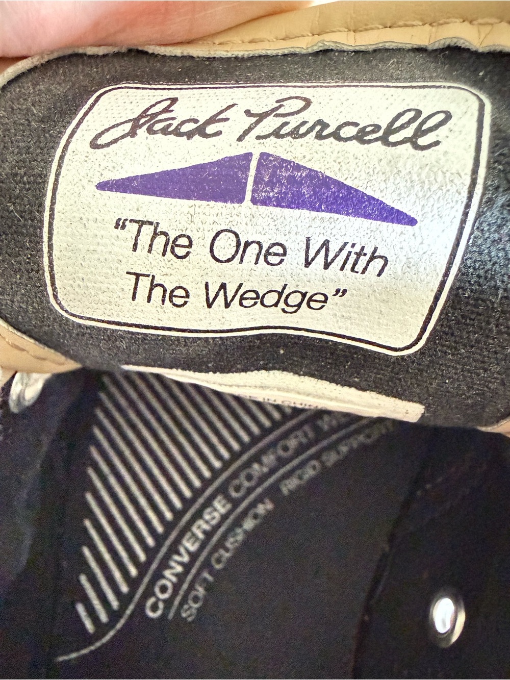 Converse Jack Purcell Low Candied Ginger Camo Sneakers Purple Green Leather 7 - Picture 13 of 15